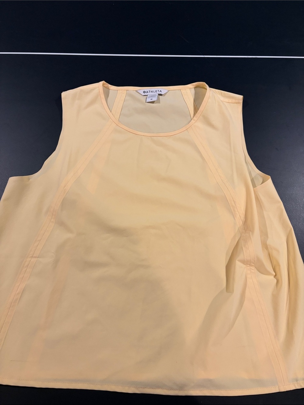 Athleta medium yellow tank